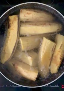 boiled plantains
